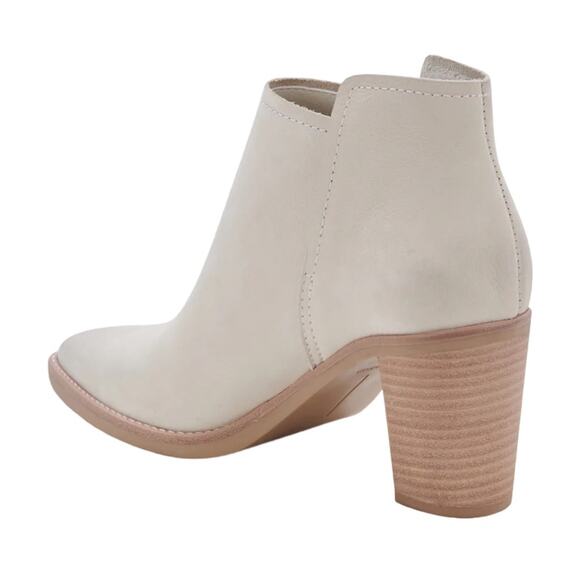 Dolce Vita Women's Spade Ivory Nubuck Leather Boot 8.5 NIB FLAW - Picture 6 of 10